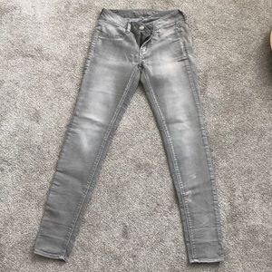American Eagle Grey Skinny Jeans